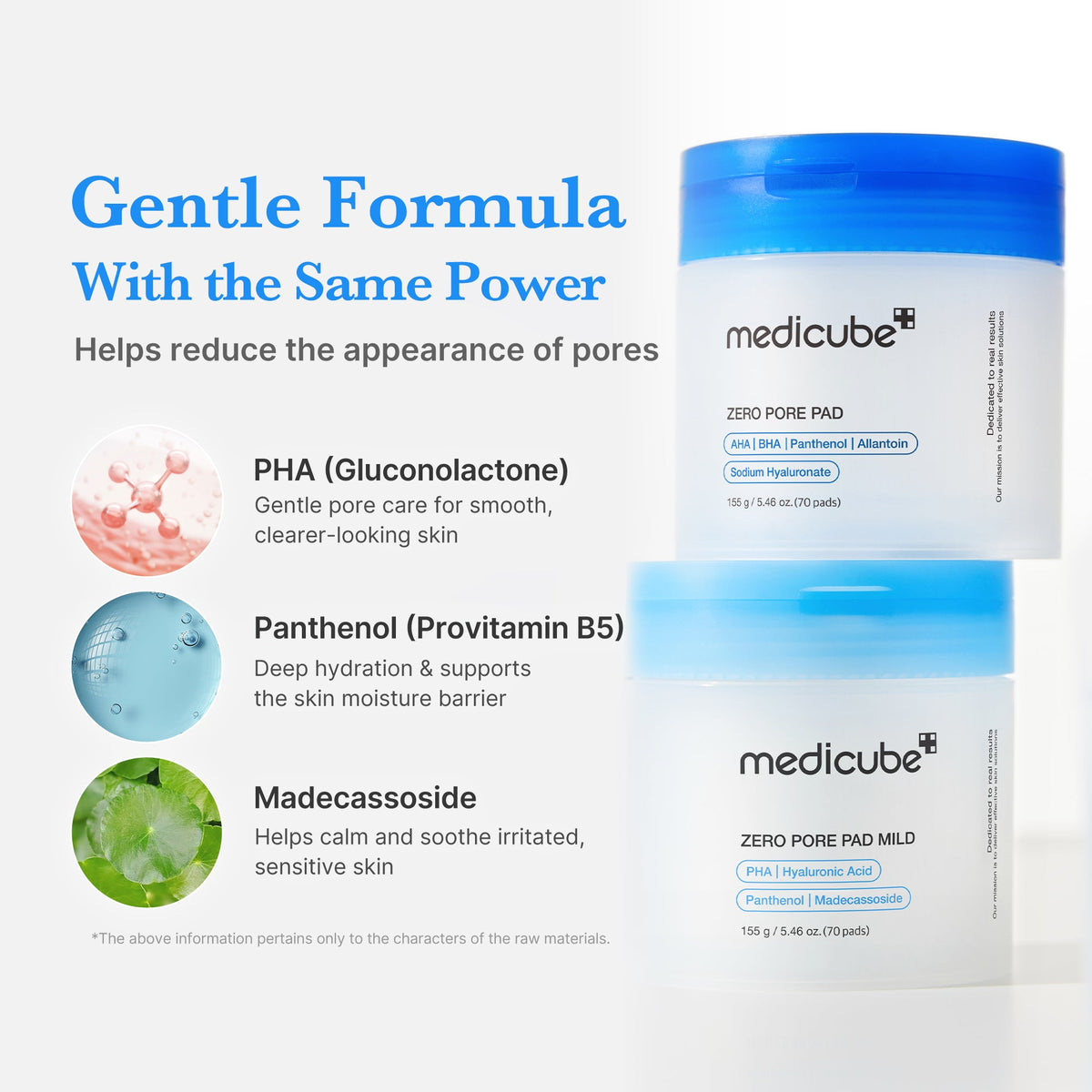 Zero Pore Madecassoside Pads (Mild) — 4
