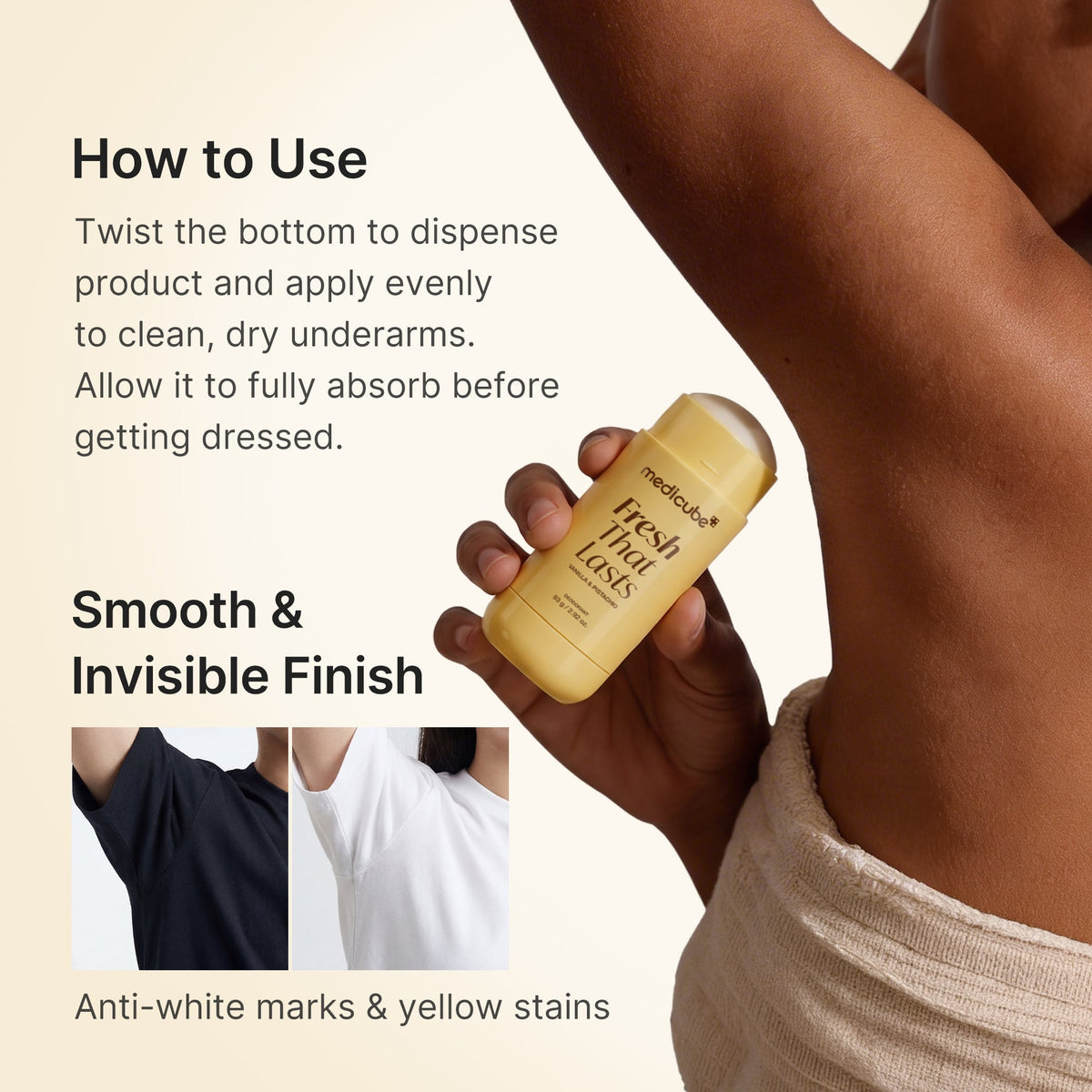 Kojic Acid Brightening Deodorant (Vanilla & Pistachio) — 5