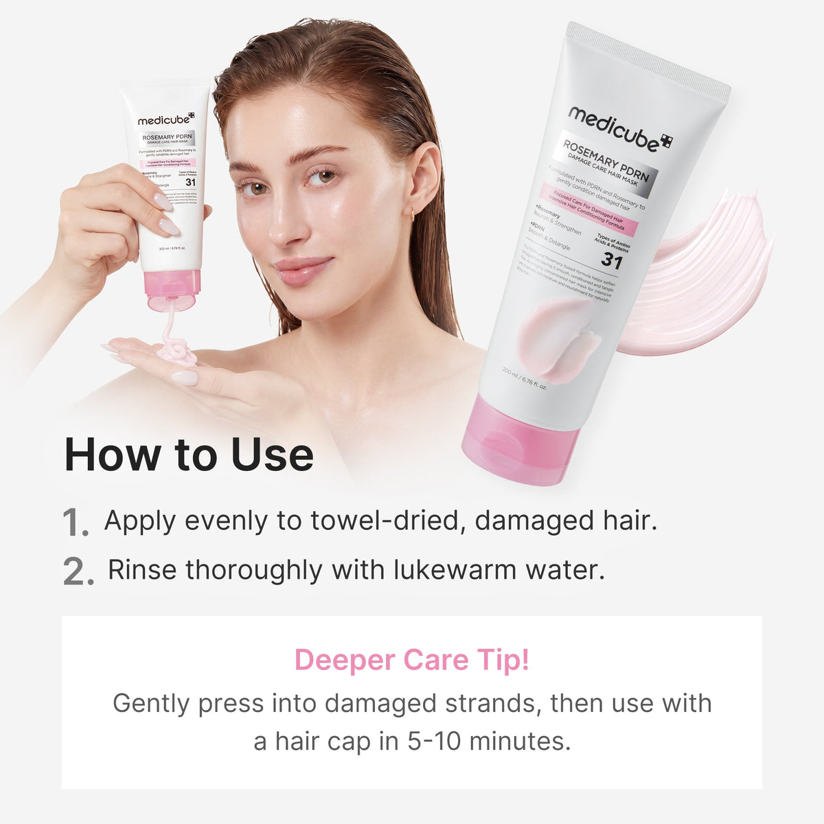 Rosemary PDRN Damage Care Hair Mask — 7