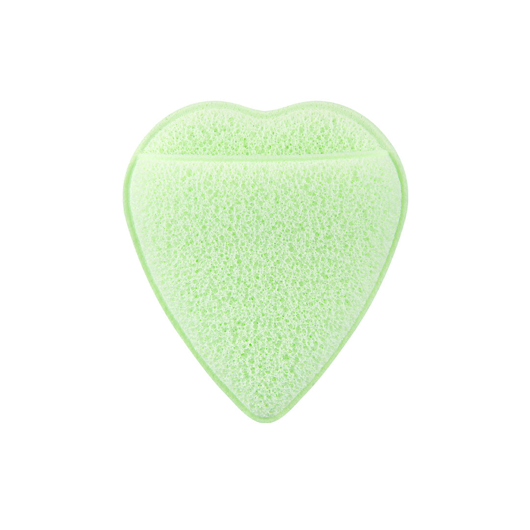 Clover Heart Facial Sponge — 1