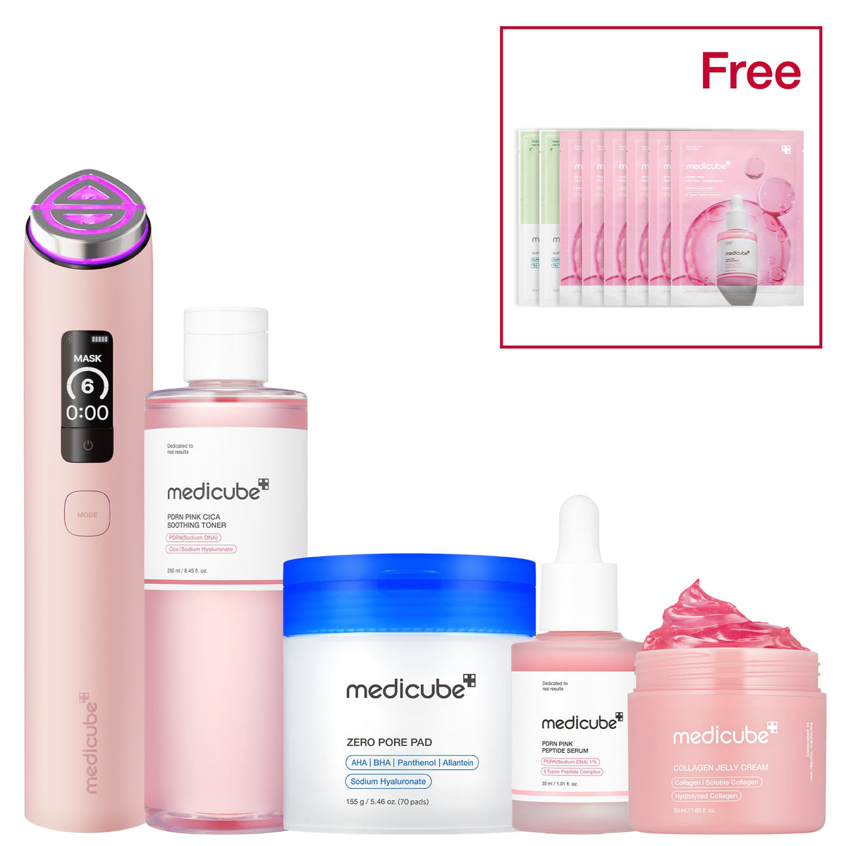 No.1 Best Glass Glow Set Pink — 1