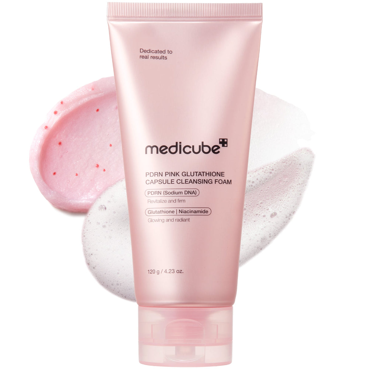 PDRN Pink Glutathione Capsule Foam Cleanser — 1