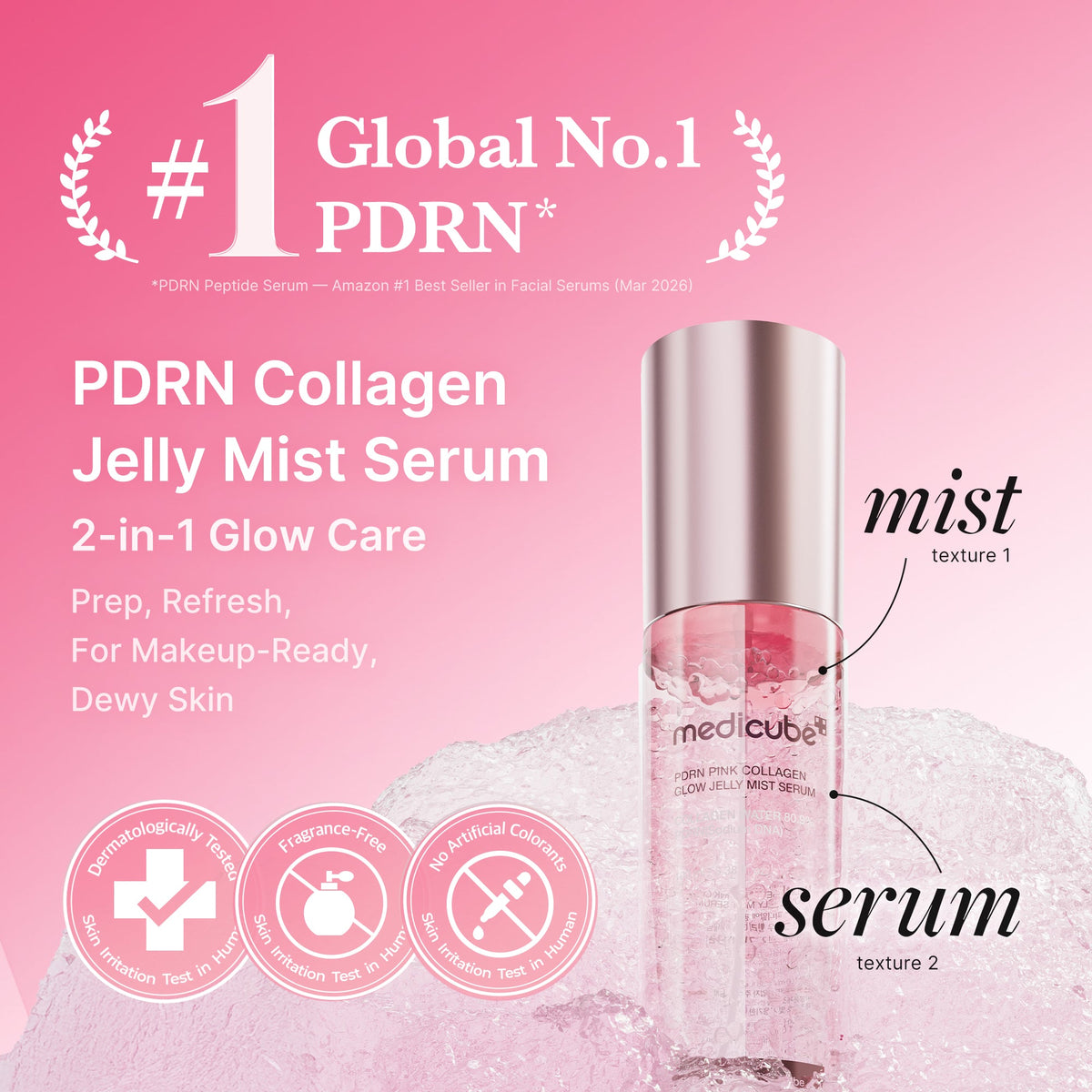 PDRN Pink Collagen Glow Jelly Mist Serum — 2