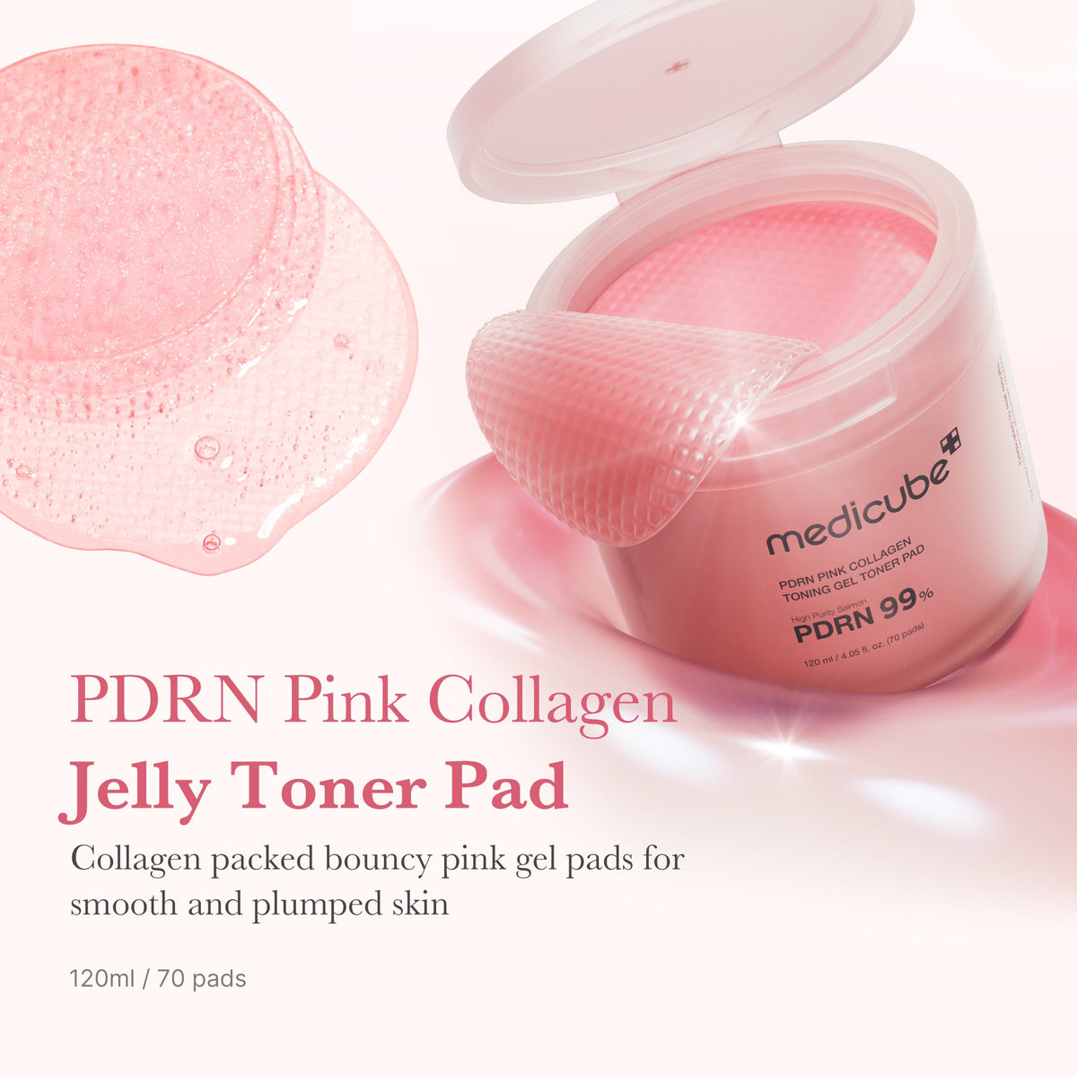 PDRN Pink Collagen Gel Toner Pad — 2