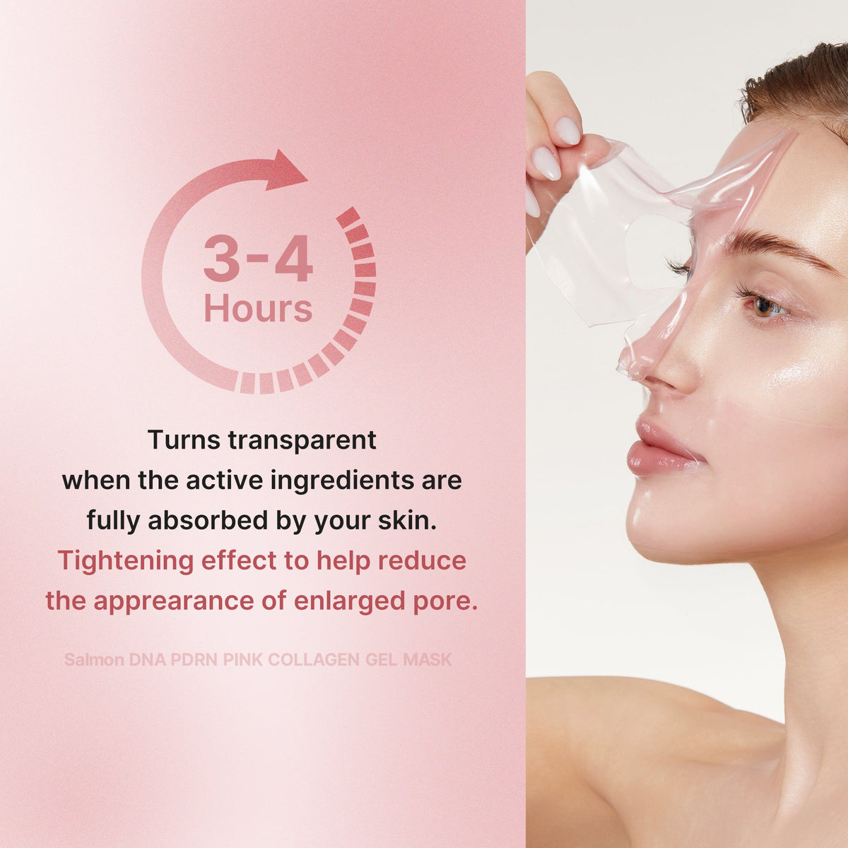 Salmon PDRN Pink Collagen Jelly Gel Mask — 3