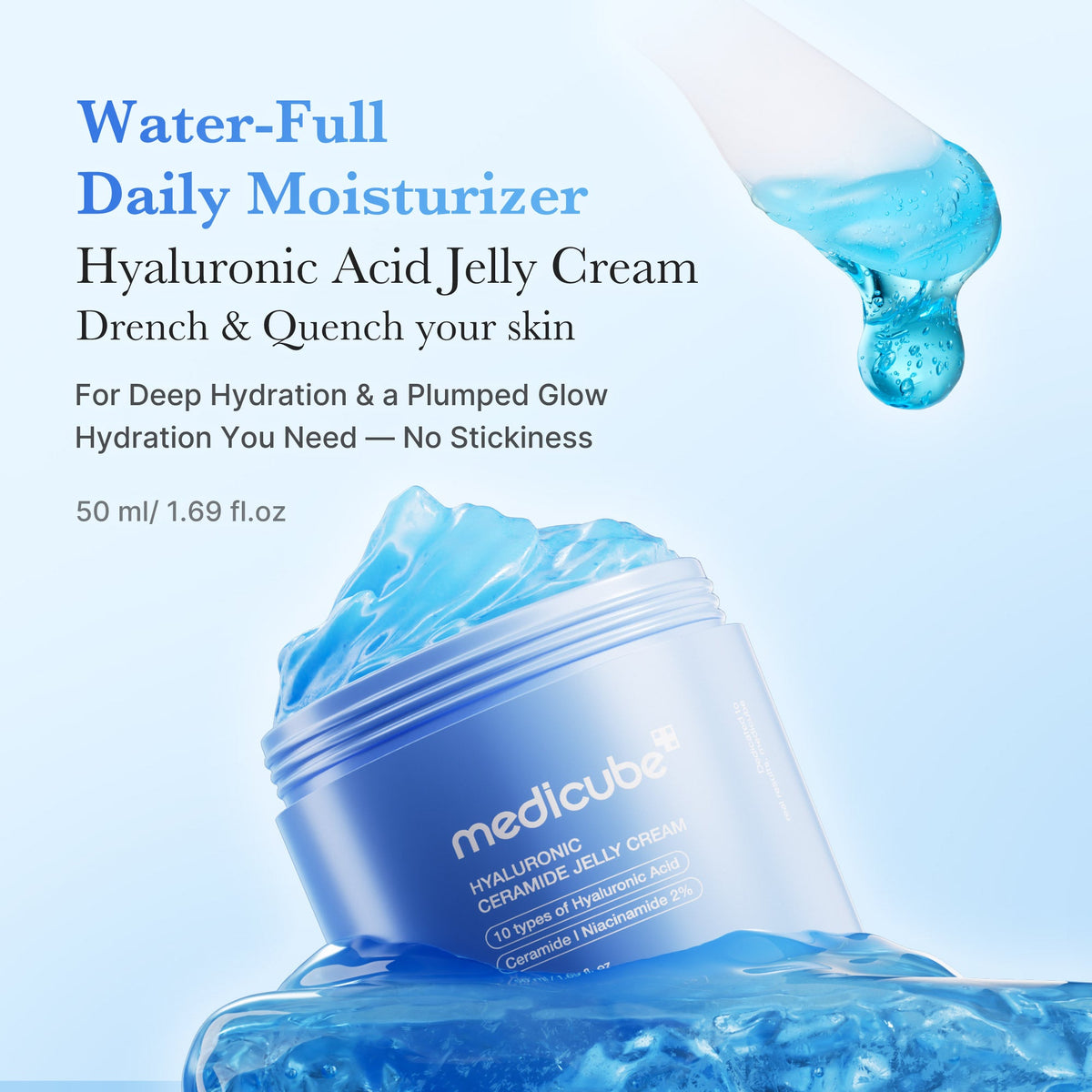 Hyaluronic Ceramide Moisturizing Jelly Cream — 2