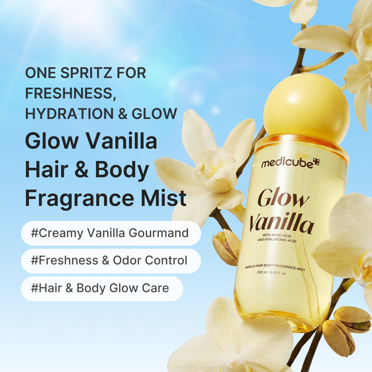 Glow Vanilla Hair & Body Fragrance Mist — 2