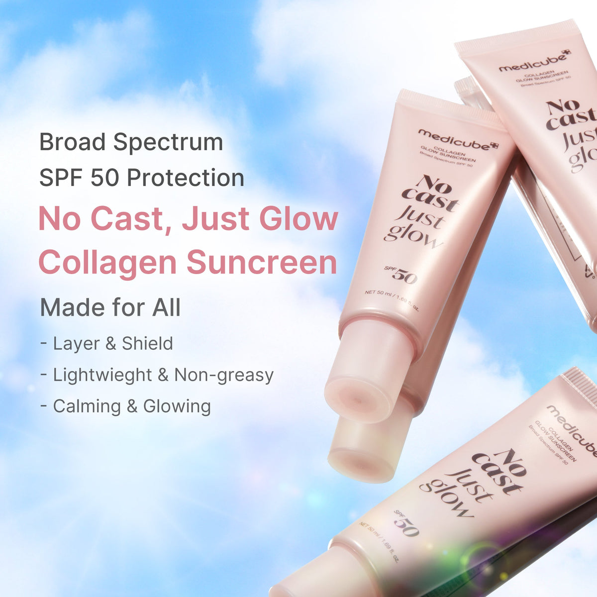 No Cast Just Glow Collagen Sunscreen — 2