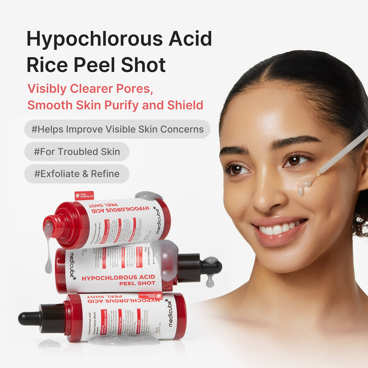 Hypochlorous Acid Rice Peel Shot — 2