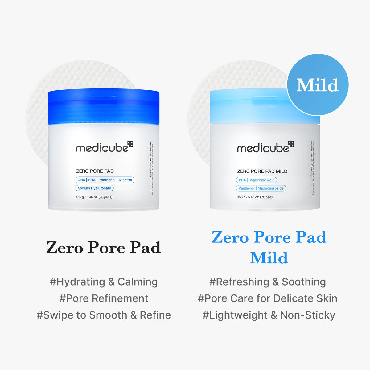 Zero Pore Madecassoside Pads (Mild) — 3