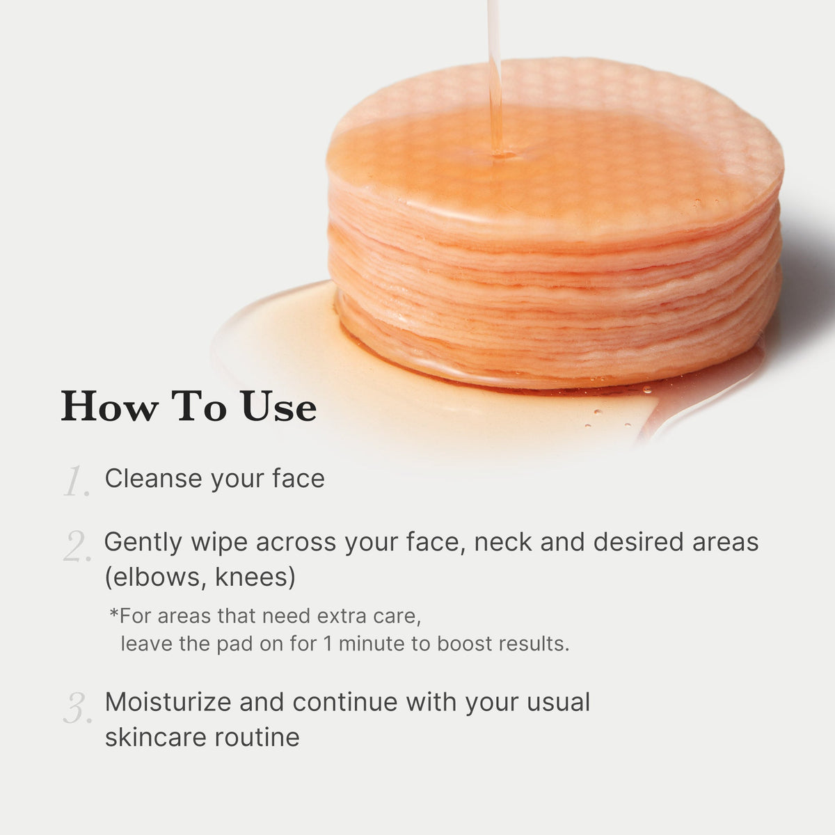 Red Succinic Acid Panthenol Pads — 5
