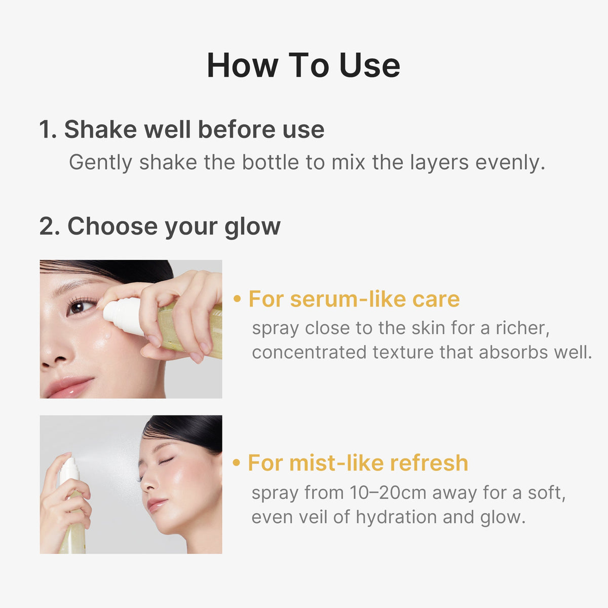 Kojic Acid Turmeric Vitamin Gold Jelly Mist Serum — 6