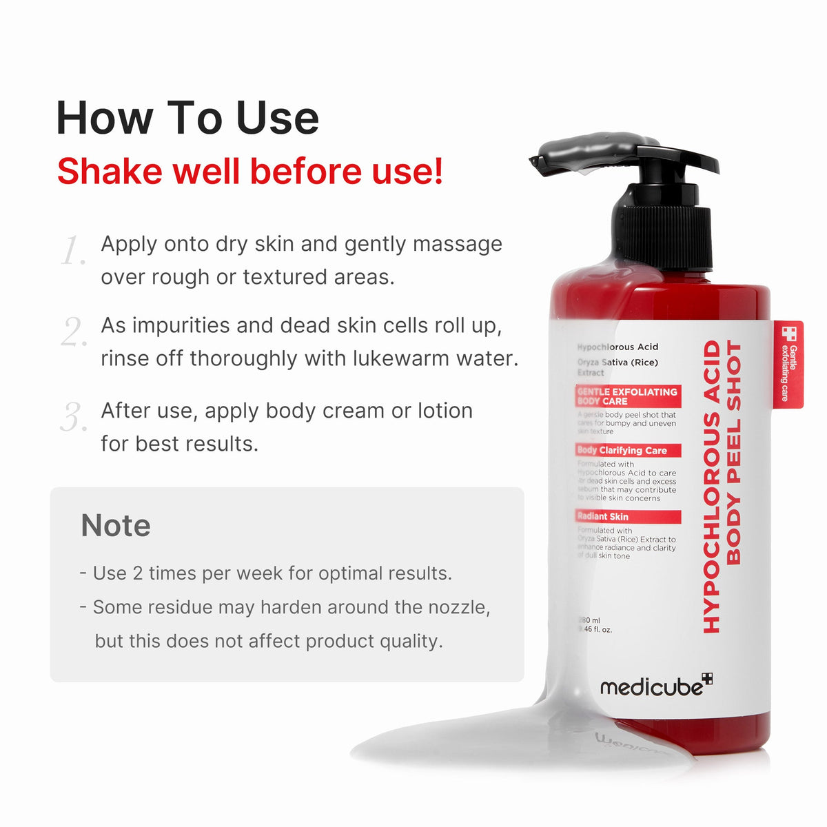 Hypochlorous Acid Rice Body Peel Shot — 6