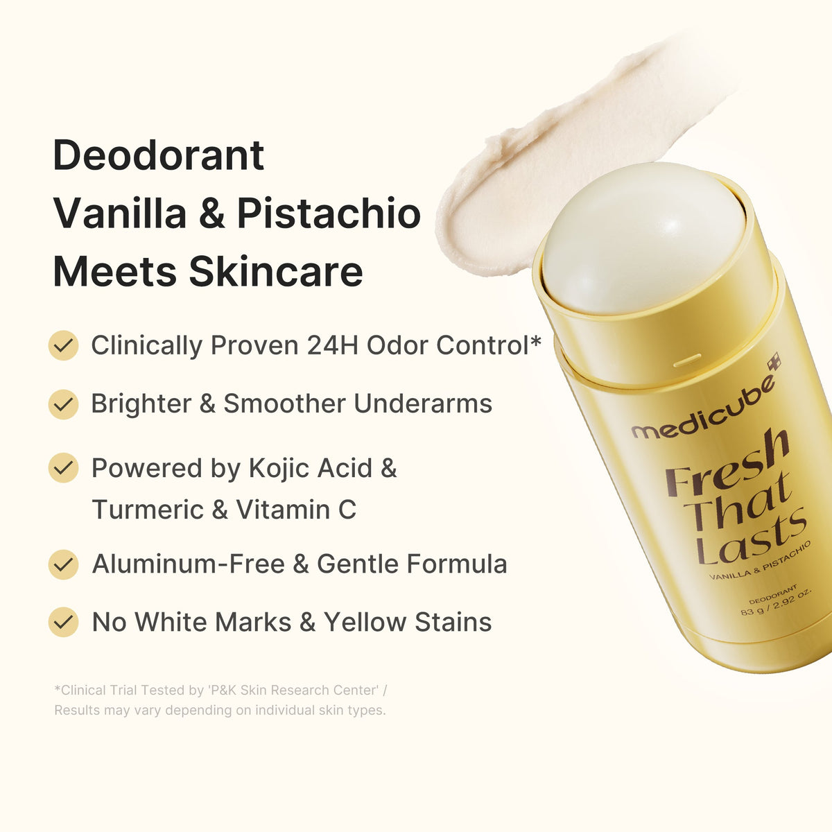 Kojic Acid Brightening Deodorant (Vanilla & Pistachio) — 6