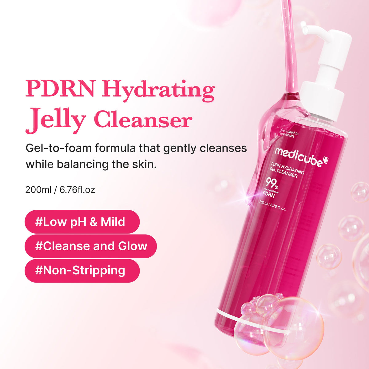 PDRN Pink Gel Cleanser — 2