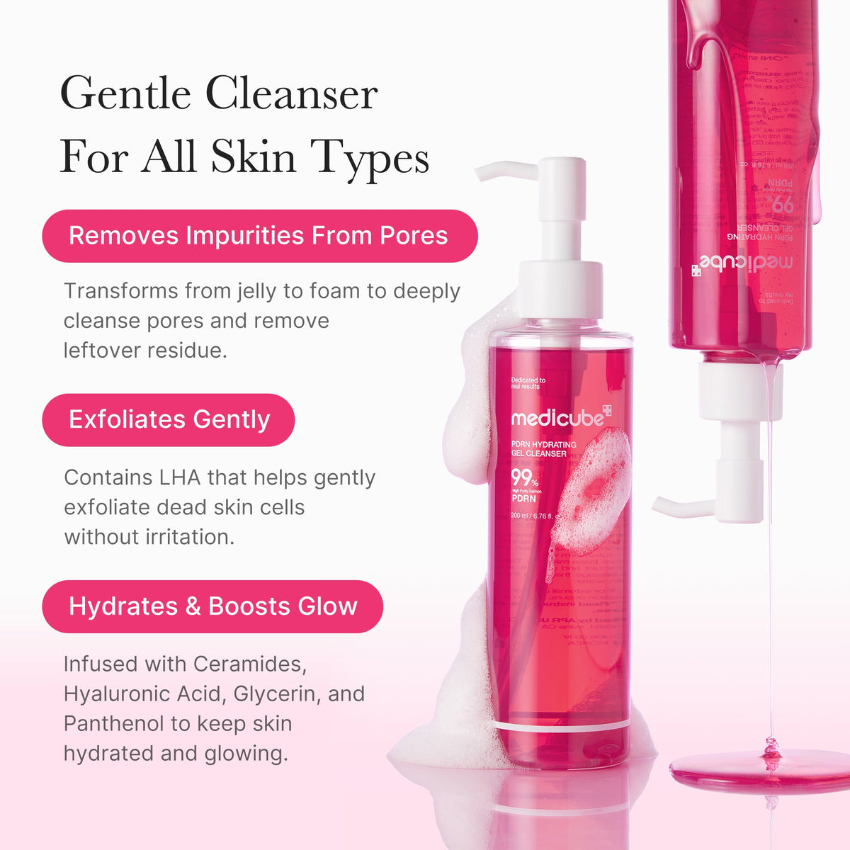 PDRN Pink Gel Cleanser — 3