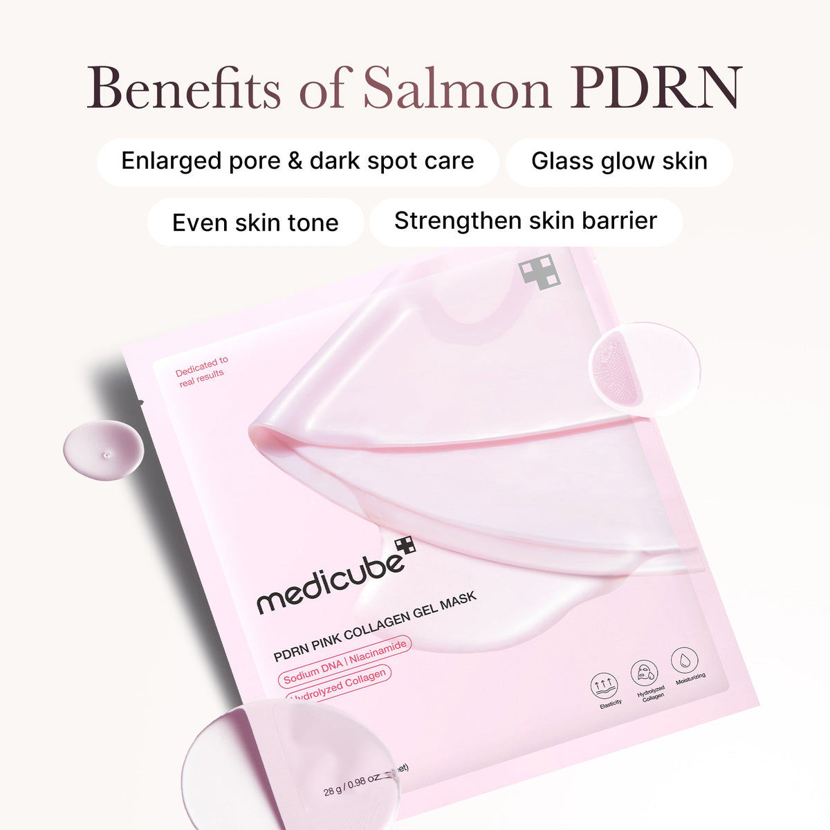 Salmon PDRN Pink Collagen Jelly Gel Mask — 2