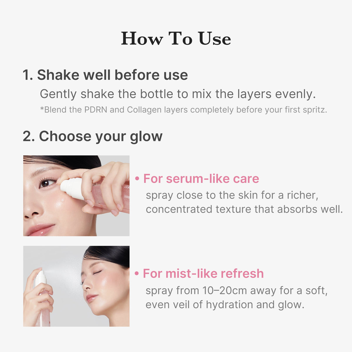 PDRN Pink Collagen Glow Jelly Mist Serum — 6