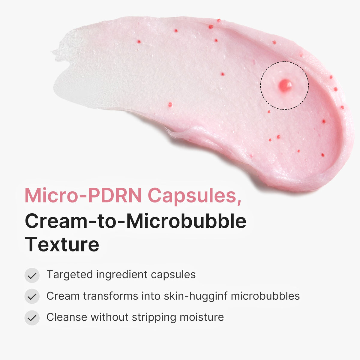PDRN Pink Glutathione Capsule Foam Cleanser — 6