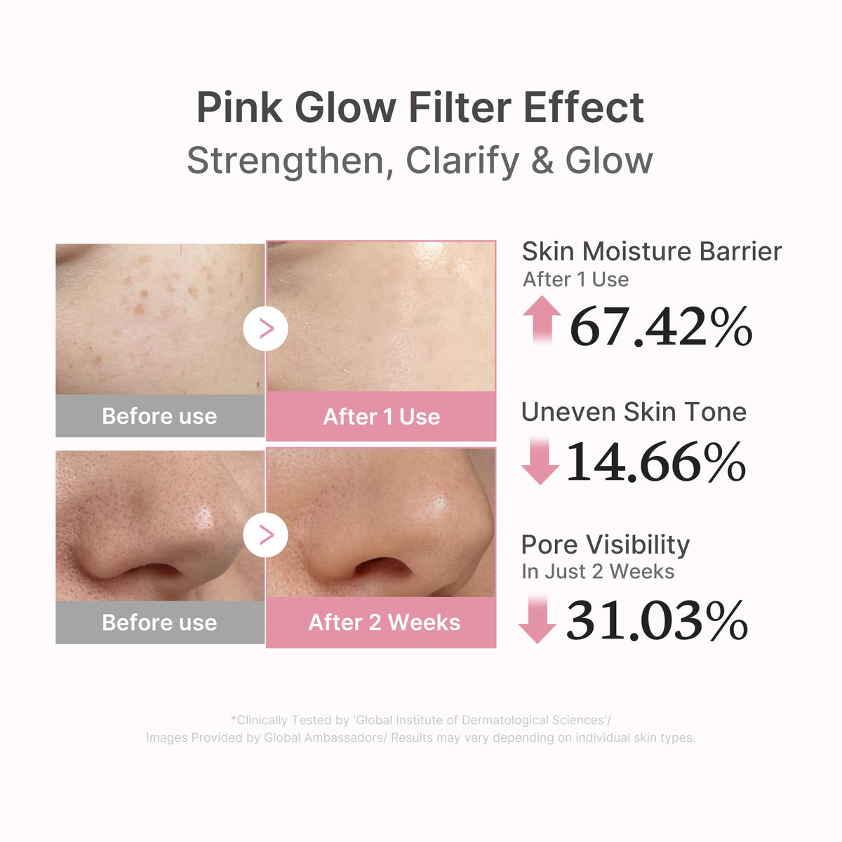 No.1 Best Glass Glow Set Pink — 7
